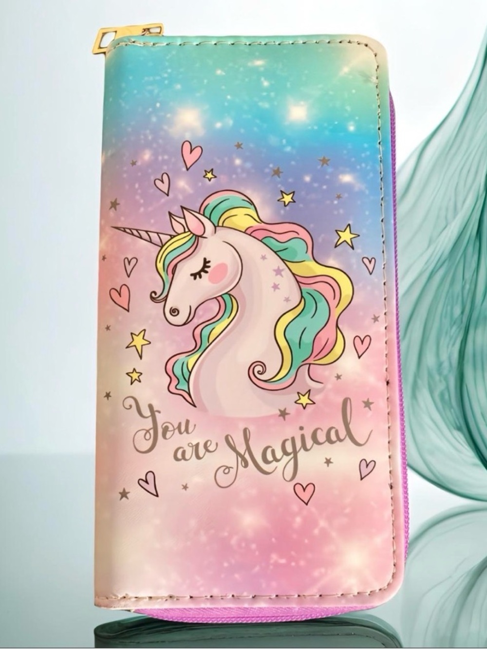 You Are Magical – Rainbow Unicorn Wallet